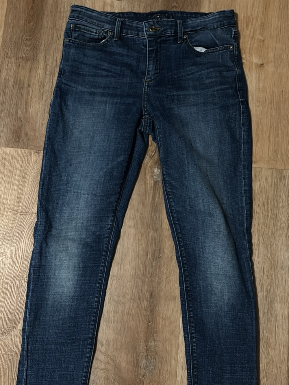 Lucky Brand Women's Skinny Jeans in Dark Blue Wash